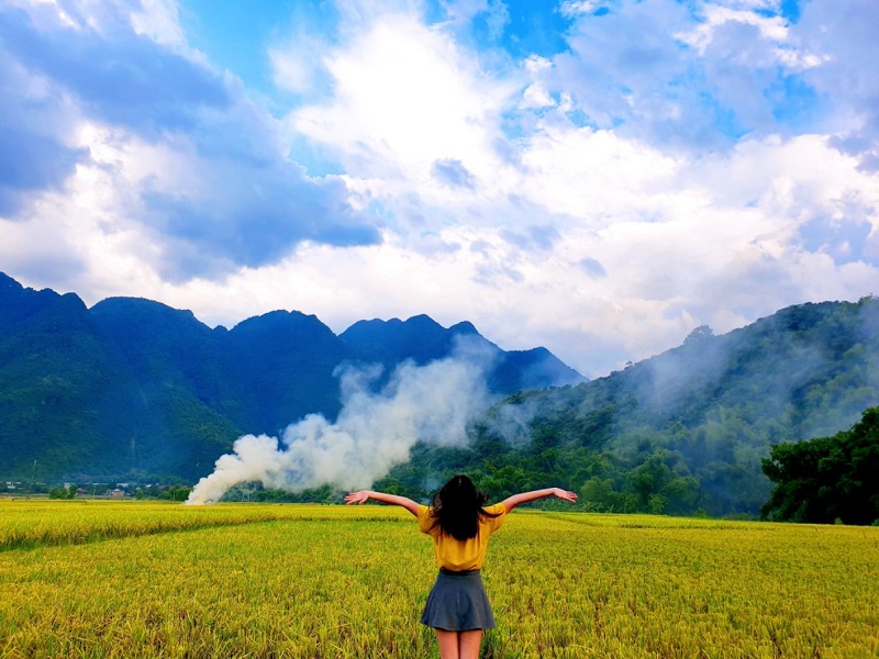 Bản Lác lúc nào cũng có không khí trong lành, khí hậu ôn hóa