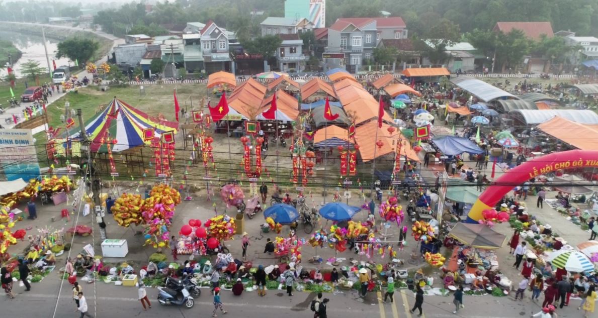 Lễ hội Chợ Gò tại Bình Định được tổ chức vào ngay mùng 1 Tết