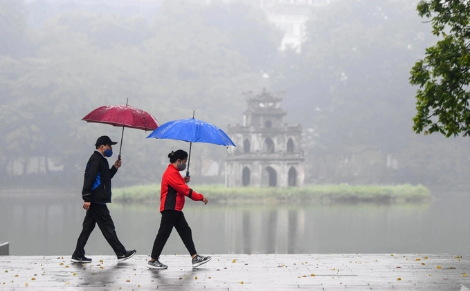 Hà Nội và một số tỉnh ngày mai có sương mù và mưa nhỏ