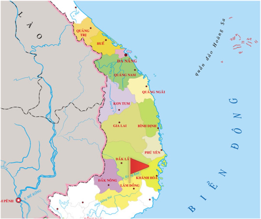 Vị trí địa lý Lâm Đồng