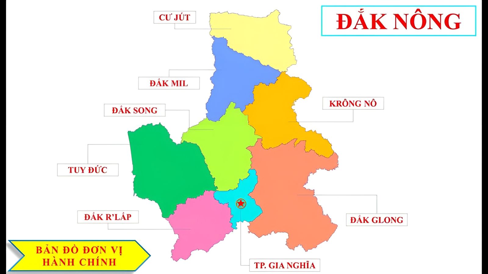Đắk Nông là một tỉnh thuộc vùng Tây Nguyên nước ta