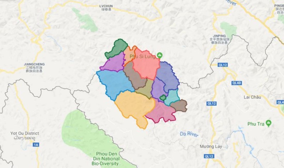 Bản đồ hành chính huyện Mường Tè