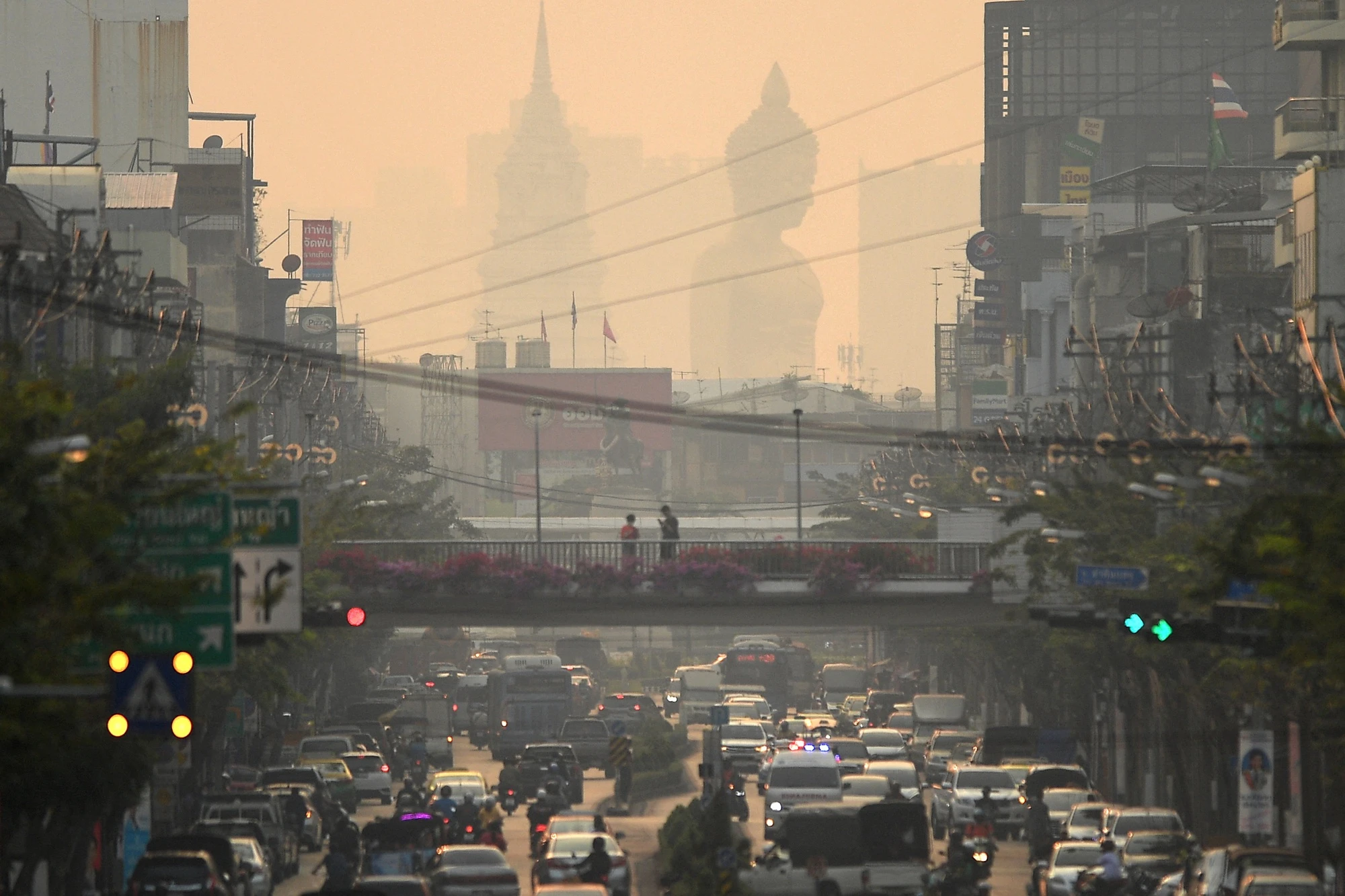 Ô nhiễm bụi mịn ở Bangkok (Thái Lan) tăng vọt